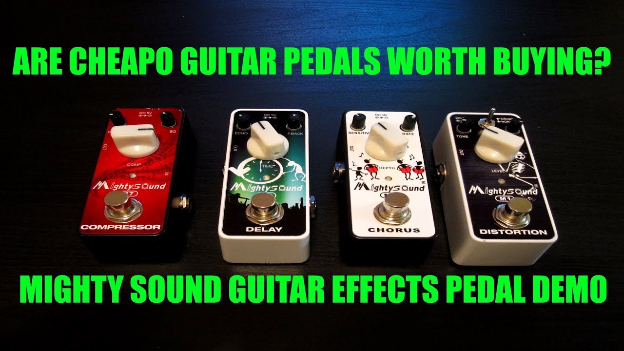 Guitar Pedals Mighty Sound Effect Pedals Demo YouTube
