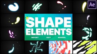 Shape Elements Pack - After Effects Template