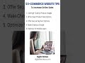 5 E-Commerce Tips to Increase Online Sales | #Shorts