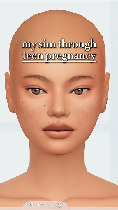 my sim through TEEN PREGNANCY!😳 cr: @Lybra  #sims4 #thesims4 #sims #shorts