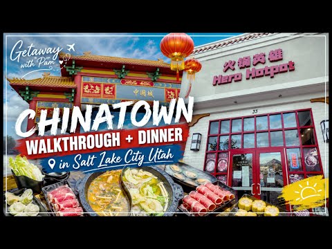 CHINATOWN Salt Lake City Utah/ Hot Pot Dinner