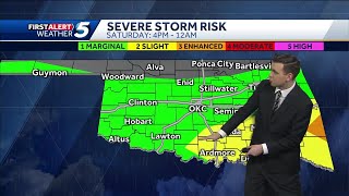 TIMELINE: Another risk of severe storms expected on Saturday