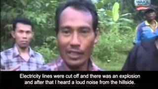 Java landslide rescuers search for survivors in Indonesia 28/1/2014