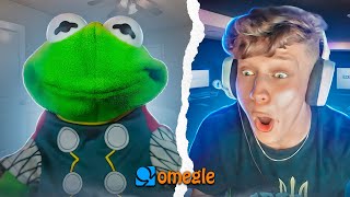 Kermit Goes On Omegle As Throg