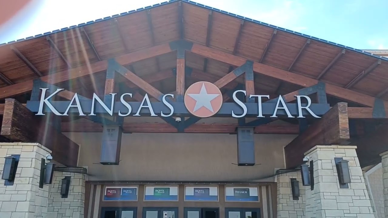 Kansas Star Casino Departure - Entrance and Signage of Casino - YouTube