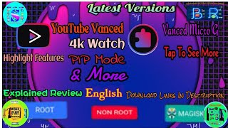 YouTube Vanced Vanced Micro G Latest Version Download Full English Explained Review #youtubevanced