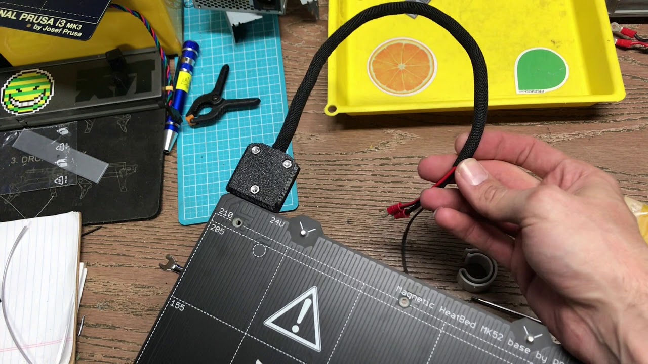 Prusa MK3 Bed Thermistor Replacement - YouTube