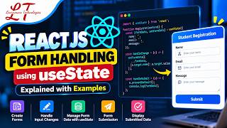 React Form Handling using useState Hook | React JS Tutorial | LearnMore Technologies