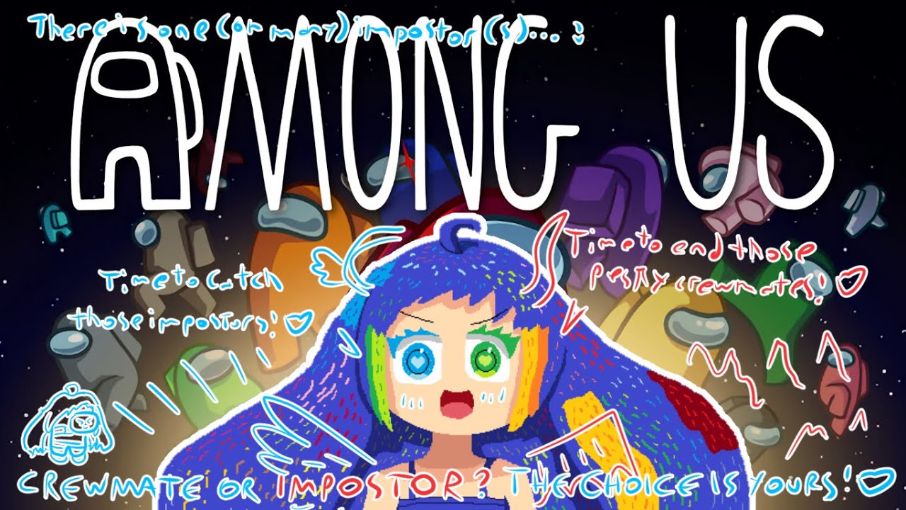[AMONG US] the time has come for more space shenanigans with u, guys!💙