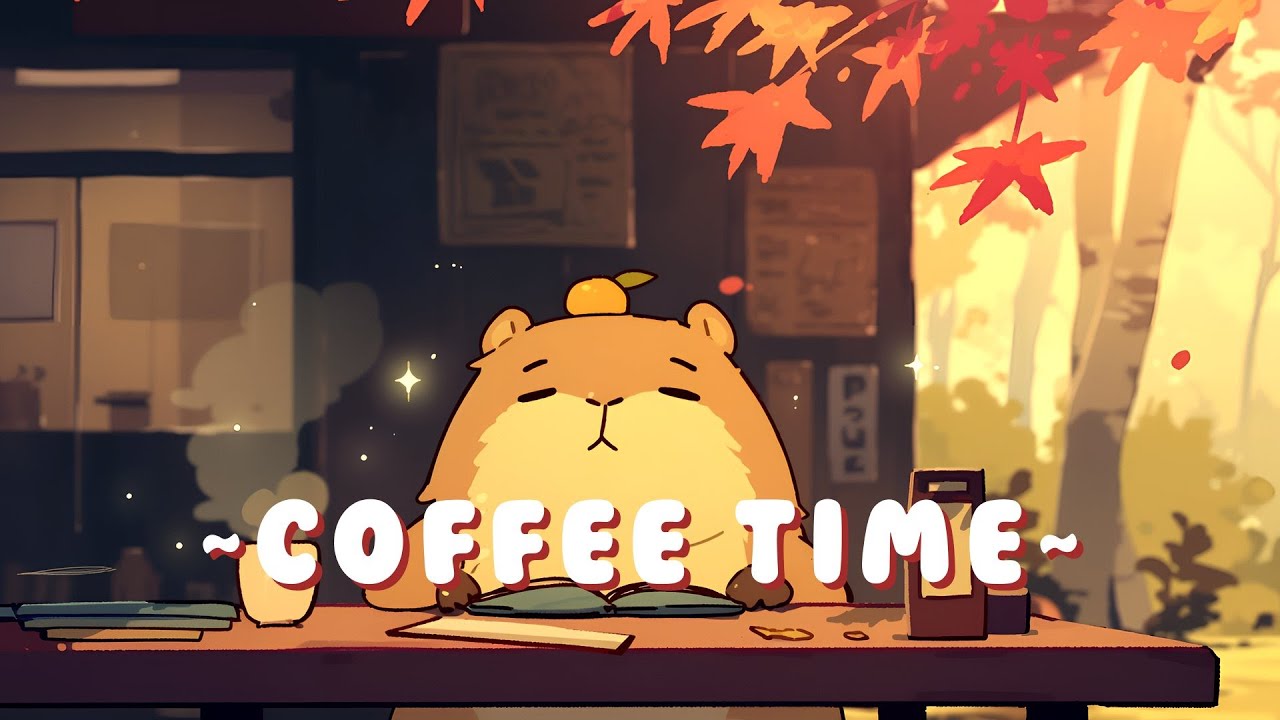 [Full Hour] Lofi Capybara Radio | Chill Study Music Mix 🎵