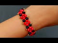 How To Make//Beautiful Crystal Bracelet//Bracelet Making// Useful & Easy