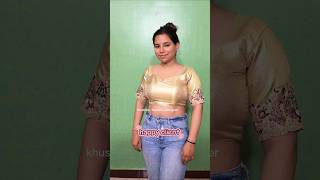 Happy Client Backless Blouse