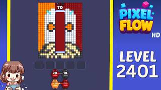 Pixel Flow Level 2401 Solution Walkthrough