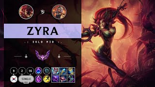 Zyra Mid vs Qiyana - KR Master Patch 14.9