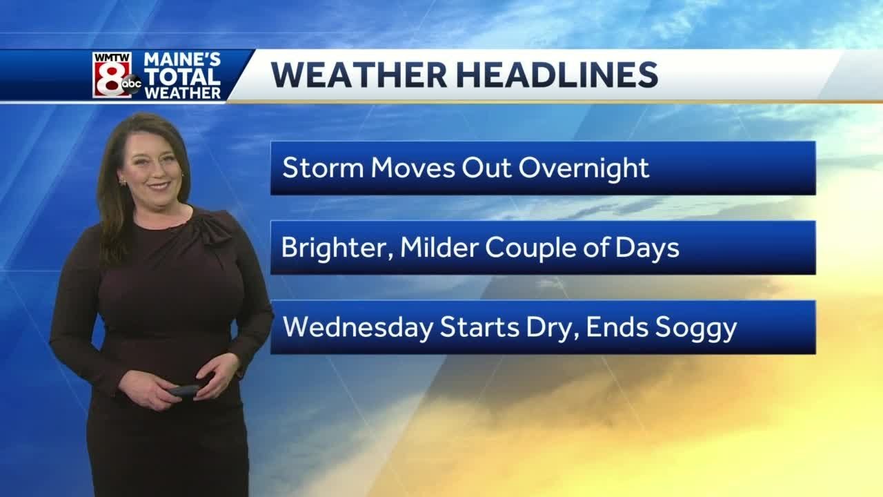 Total Weather Alert: Storm departs overnight, brighter and milder days ahead