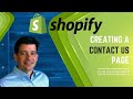 How To Create A Contact Us Page | Shopify Tutorial For Beginners