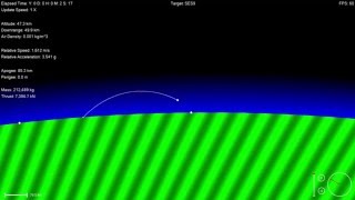 SpaceX SES-9 Launch Simulation
