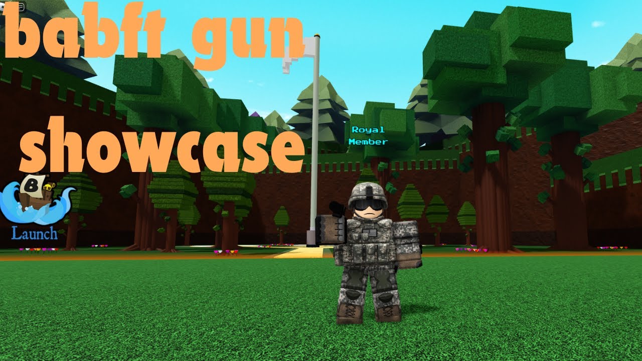 guns showcase (babft) - YouTube