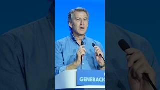 Feijóo ante las críticas: "Me da igual, yo estoy aquí para dar debates valientes" #shorts