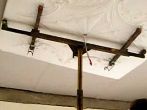 Plastering How to Install an Ornate Plaster Ceiling Part 8 thumbnail