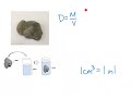 Calculating Density Through Water Displacement and Volume Relationships