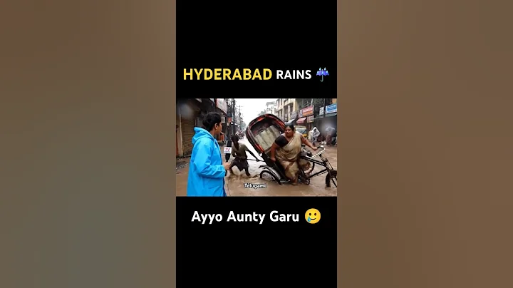 Ayyo Aunty Garu 🥲 #hyderabad #hyderabadnews #hyderabadrains #shorts #telangana #telugu #telugunews