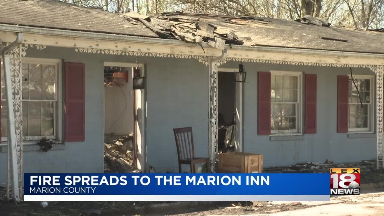 Fire Spreads To The Marion Inn - YouTube