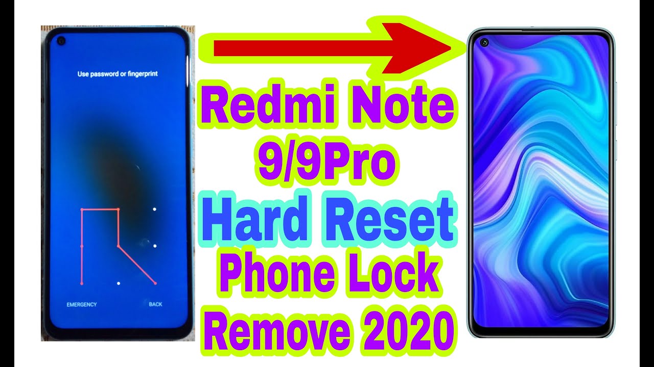 Redmi Note 9 Pro Hard Reset