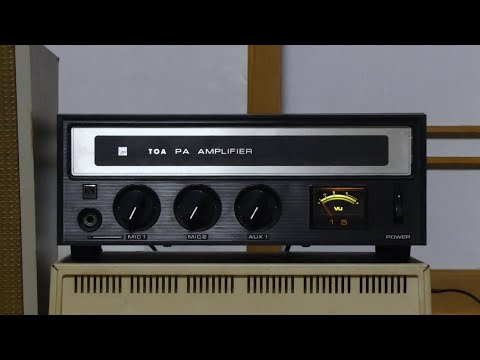Toa XシリーズPAアンプ TA-15X 紹介 - YouTube