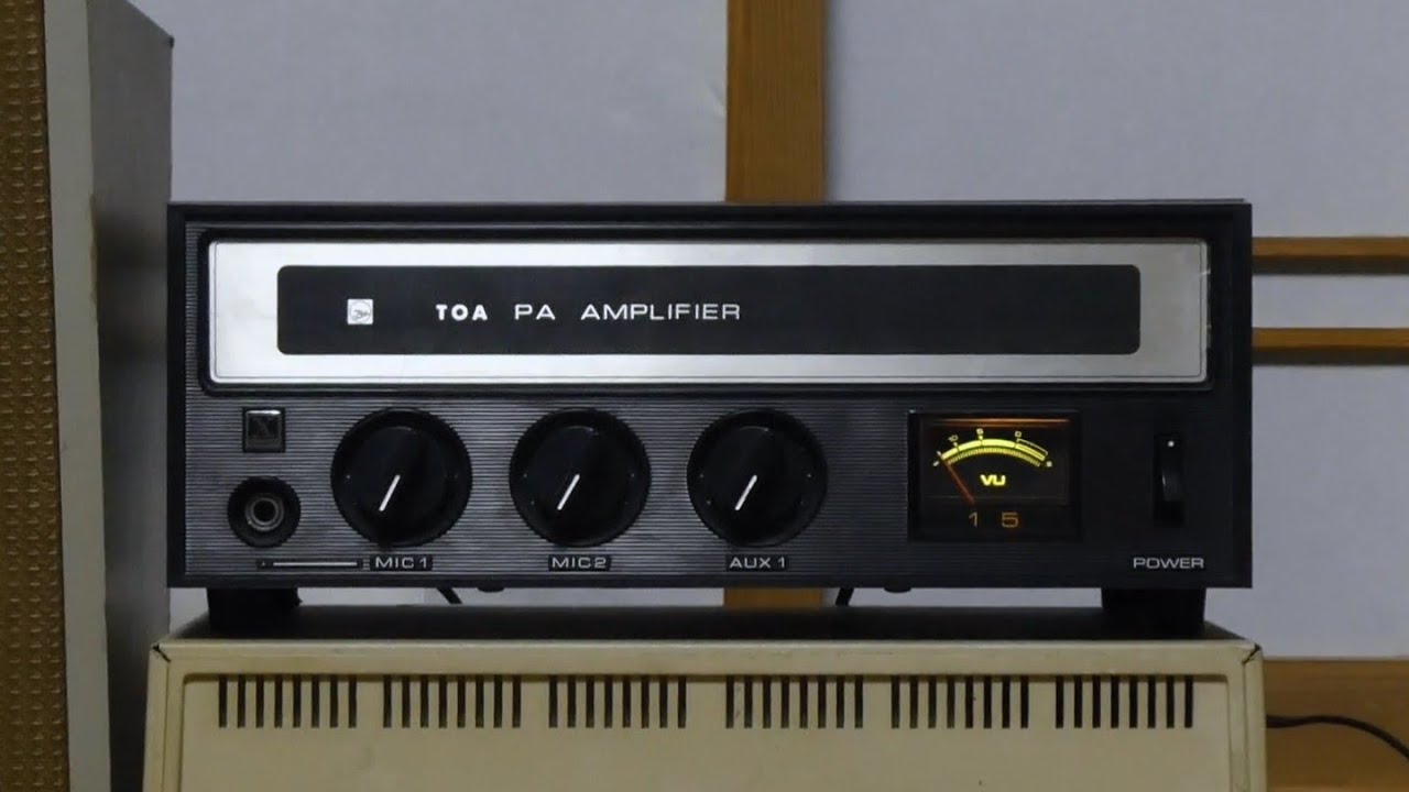 Toa XシリーズPAアンプ TA-15X 紹介 - YouTube