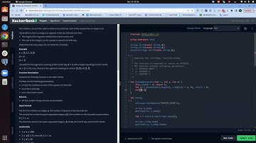HackerRank : Subarray division