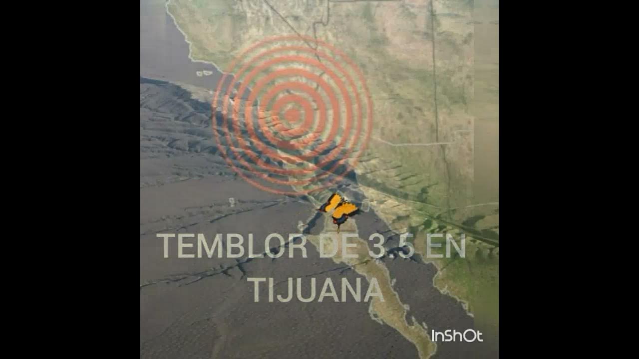 Temblor en Tijuana YouTube
