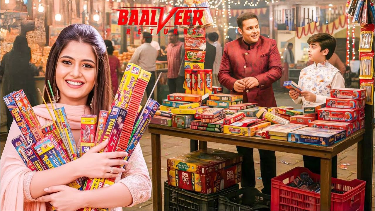Ananya ने खरीदे Baalveer और Vivaan की दूकान से पटाखे ! ||  Baalveer Returns ||