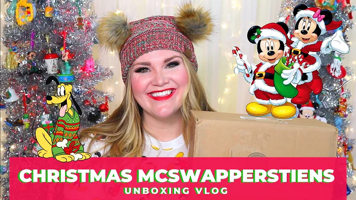 Christmas McSwappersteins Unboxing Vlog☃️🎅🏼🎄🎉🧤Disney Homemade Gift Swap Unboxing