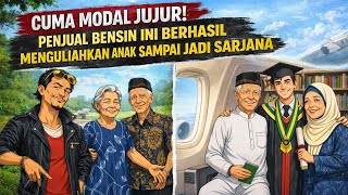 With Just Honestness This Gasoline Seller Successy Encouraged His Child To Achieve A Graduate