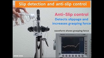 Tactile sensor with fast response and slip detection