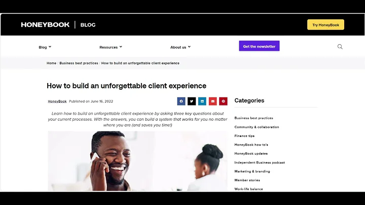 🔥 How to Boost Your Client Experience with HoneyBook