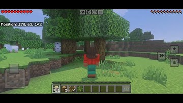 Day 01 in Minecraft - Exploring and building a tree house. 