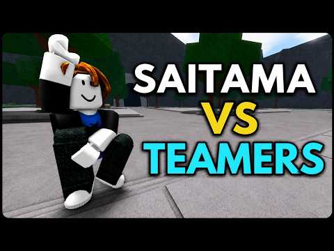 60K Kills Low Ping SAITAMA DESTORYS TEAMERS! (TSB)