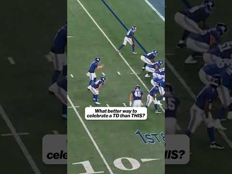 Video Cam Skattebo scores the Giants first TD of the season and flips out! ??