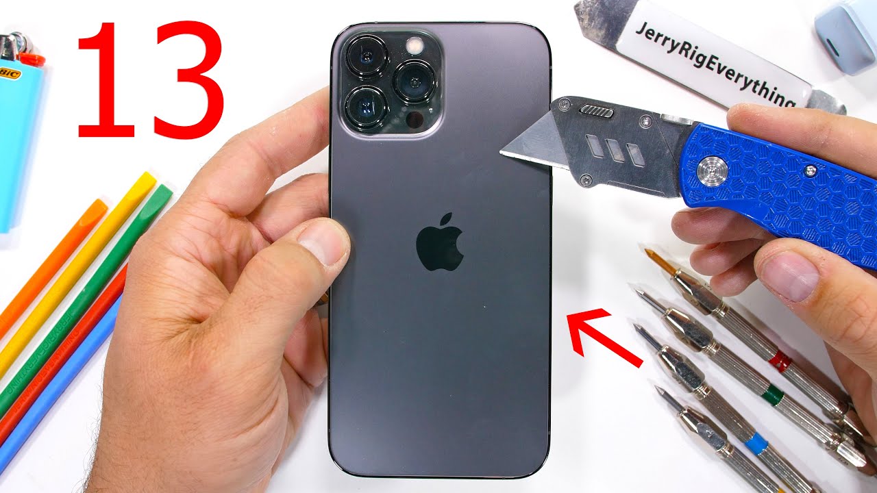 ⁣A few things Apple hasn't told you... - iPhone 13 Pro Max Durability Test!