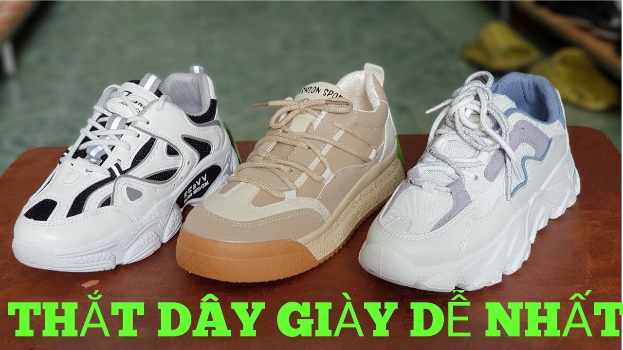 Hướng dẫn cách buộc dây giày thể thao
