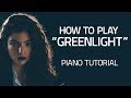 How To Play &quot;Greenlight&quot; By Lorde - Piano Lesson (Pianote)