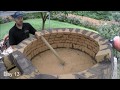 My first Pompeii Brick Pizza Oven - Time Lapse Video