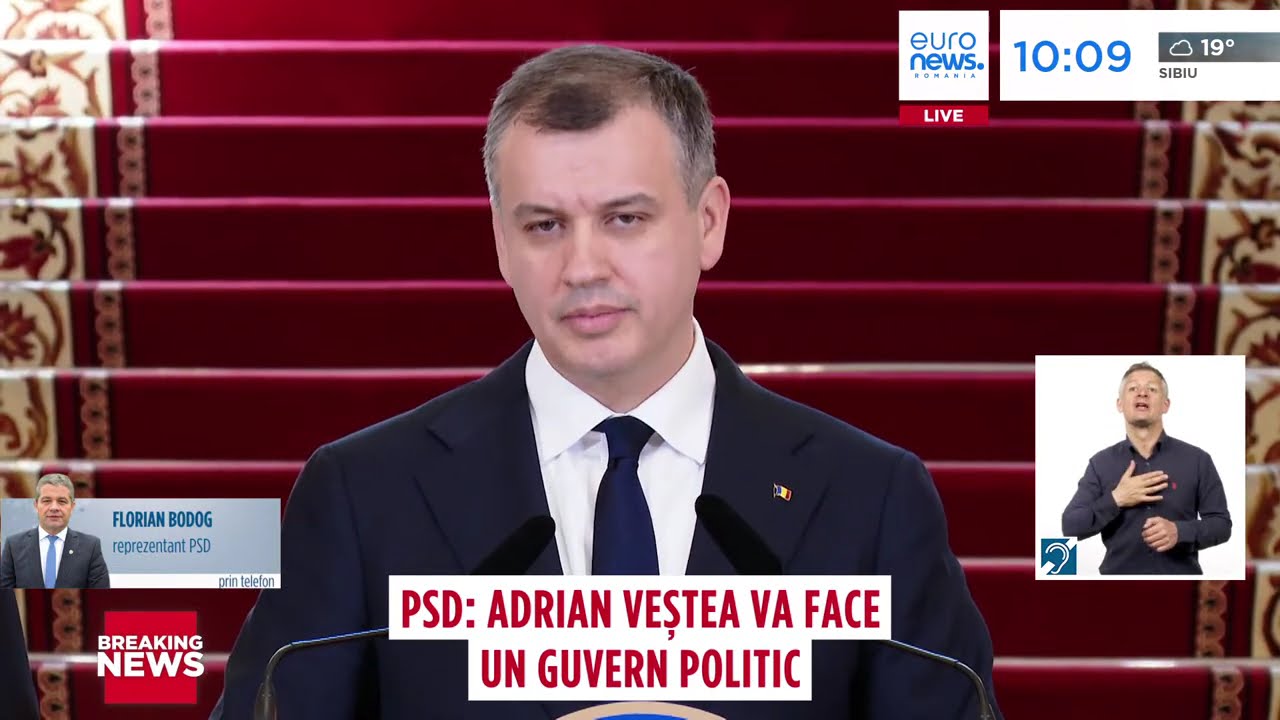 Reacții politice după desemnarea lui Adrian Veștea. Bolojan: „Un act ostil”