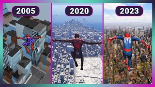 Jumping From The Highest Points In Spider-Man Games (2001 - 2023) by The Gameverse 7,044 views 6 months ago 8 minutes, 47 seconds