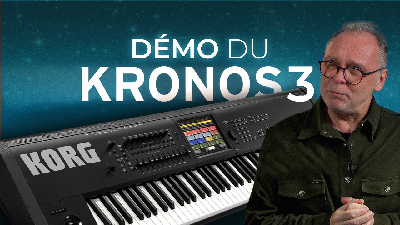 KORG KRONOS 3 - Démonstration du mode combinaison avec les sliders expliqué par Michel Deuchst