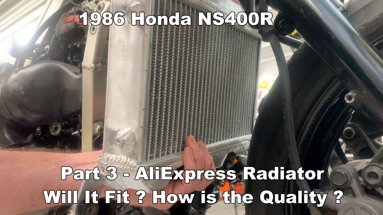 1986 Honda NS400R - part 3 - Ali Express Radiator