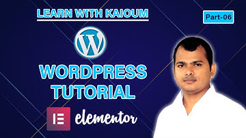 WordPress Bangla Tutorial #06 | Elementor Complete Tutorial 01