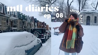 mtl diaries ep 08: first week of school and thrift haul!